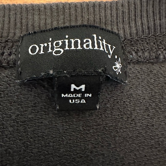 Originality Womens Cotton Crop Top Gray The Dream Tour 1978 Scoop M Made In USA - Picture 3 of 11